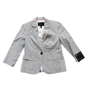 NWT Banana Republic Seer Sucker Blazer- 2 Petite